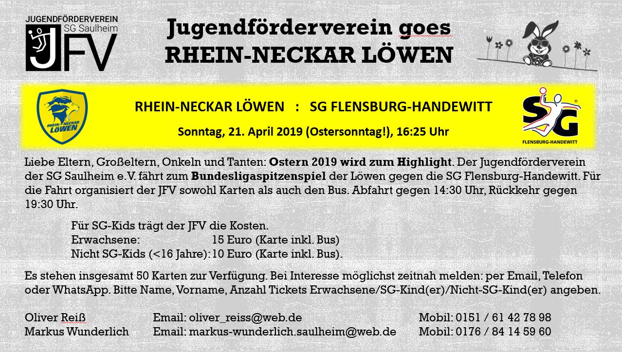 JFV goes RHEIN NECKAR LWEN